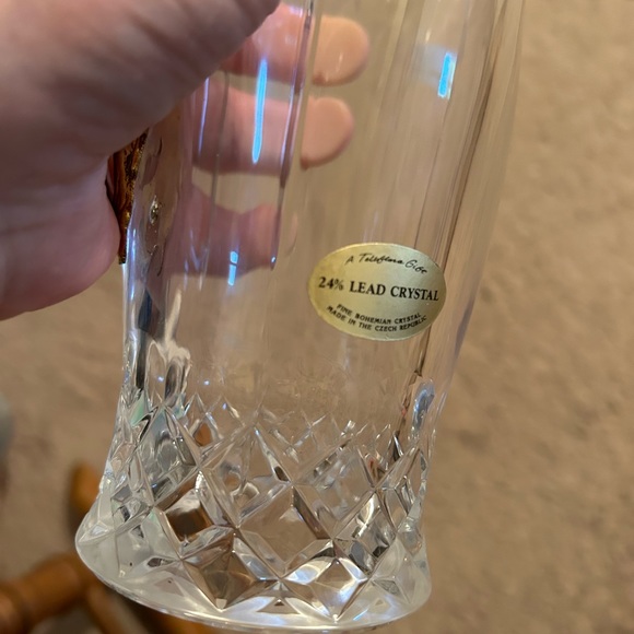 Bohemian lead crystal candle holder - Picture 8 of 8